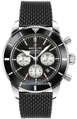 Buy this new Breitling Superocean Heritage Chronograph 44 ab0162121b1s1 mens watch for the discount price of £6,080.00. UK Retailer.